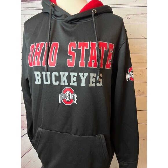 Ohio State Buckeyes‎ Hooded Sweatshirt Hoodie size Medium Mens Colosseum - Picture 2 of 7